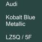 Preview: Audi, Kobalt Blue Metallic, LZ5Q / 5F.